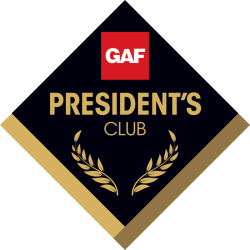 GAF presidents club logo